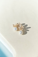 18K vergoldete Sunlit Siren Ohrringe Gold