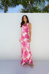 Liebling Sonnen-Maxikleid Rosa