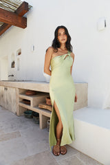Maxikleid „Chasing Summer“ in Grün