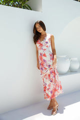 Maxikleid „Sonnengeküsster Charme“ mit Blumenmuster