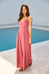 SEVEN WONDERS Zephy Maxikleid Rose
