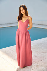 SEVEN WONDERS Zephy Maxikleid Rose
