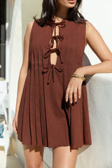 Citrine Delights Minikleid Braun