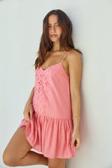 Coral Craze Minikleid Rosa