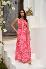 Maxikleid Sunshine Glow Pink
