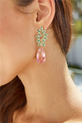 18k vergoldete Insel-Schatz-Ohrringe Gold