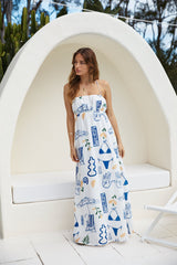Sunkissed Sites Maxikleid Blau