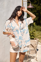 Roaming Around Shorts Blau