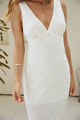 Alba Maxikleid Creme