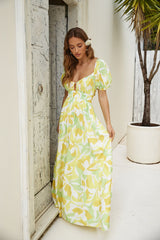 Freedom Found Maxi Dress Gelb