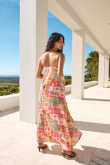 Spellcaster Trägerloses Maxikleid Multi