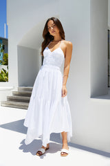 Serendipity Maxikleid Weiß