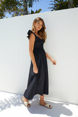 Divinity Maxikleid Schwarz