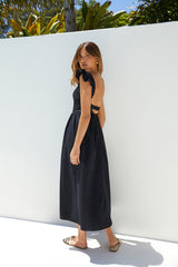 Divinity Maxikleid Schwarz