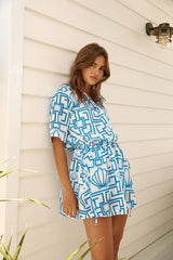 Mini-Kleid Treasured Dreamer Blau