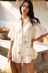 Sehr heißer Romper Beige