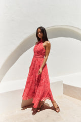 Elysian Sunset Maxikleid Rosa