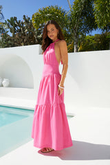 Maxikleid Radiant Petals in Pink