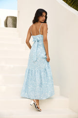 Bright Skies Maxikleid Blau