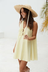 Love In Limoncello Minikleid Gelb