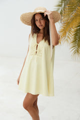 Love In Limoncello Minikleid Gelb