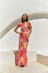 Maxikleid „Mimosa Moment“ Rosa