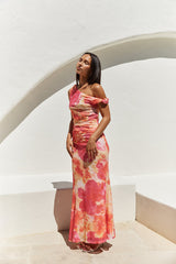 Maxikleid „Mimosa Moment“ Rosa