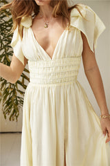 Maxikleid "Eyes Of A Goddess" Butter