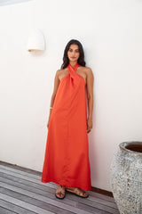 MADISON THE LABEL Maxikleid Amber Flame