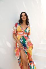 Gartenhochzeit Maxikleid Multi