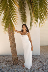 Cabana Bliss Maxikleid Weiß