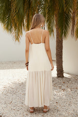 Island Rhythm Maxikleid Beige