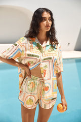 SEVEN WONDERS Sola Short Agata-Print
