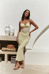 Summer Nomad Midikleid Gelb