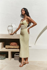 Summer Nomad Midikleid Gelb