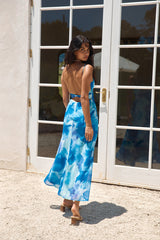 Hues Of Night Maxikleid Blau