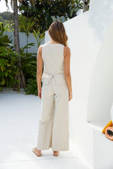 Seaside Serenity Hose Braun