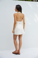 Opal Moss Halterweste Creme