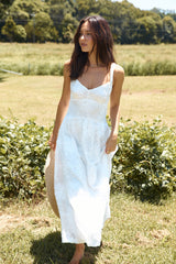 Porcelain Princess Maxikleid Weiß