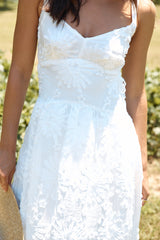 Porcelain Princess Maxikleid Weiß
