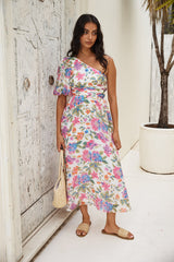 See You There Midi-Kleid Pink