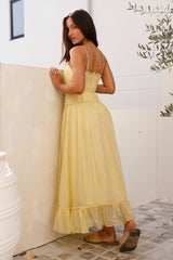 Understand It Maxikleid Gelb