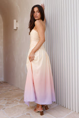 Trägerloses Maxikleid „Ready For It“ Gelb