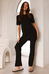 Giselle Stricktop Schwarz