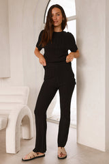 Giselle Stricktop Schwarz