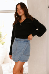 Noelle Strickpullover Schwarz