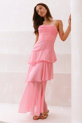 Love Locket Maxikleid Pink