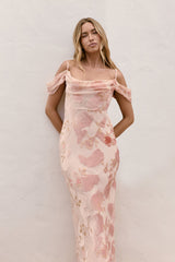 Hold My Heart Maxi-Kleid Pink