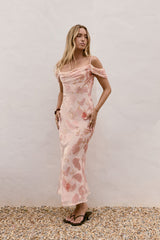 Hold My Heart Maxi-Kleid Pink