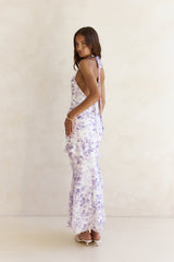 Need For Love Neckholder Maxikleid Lila